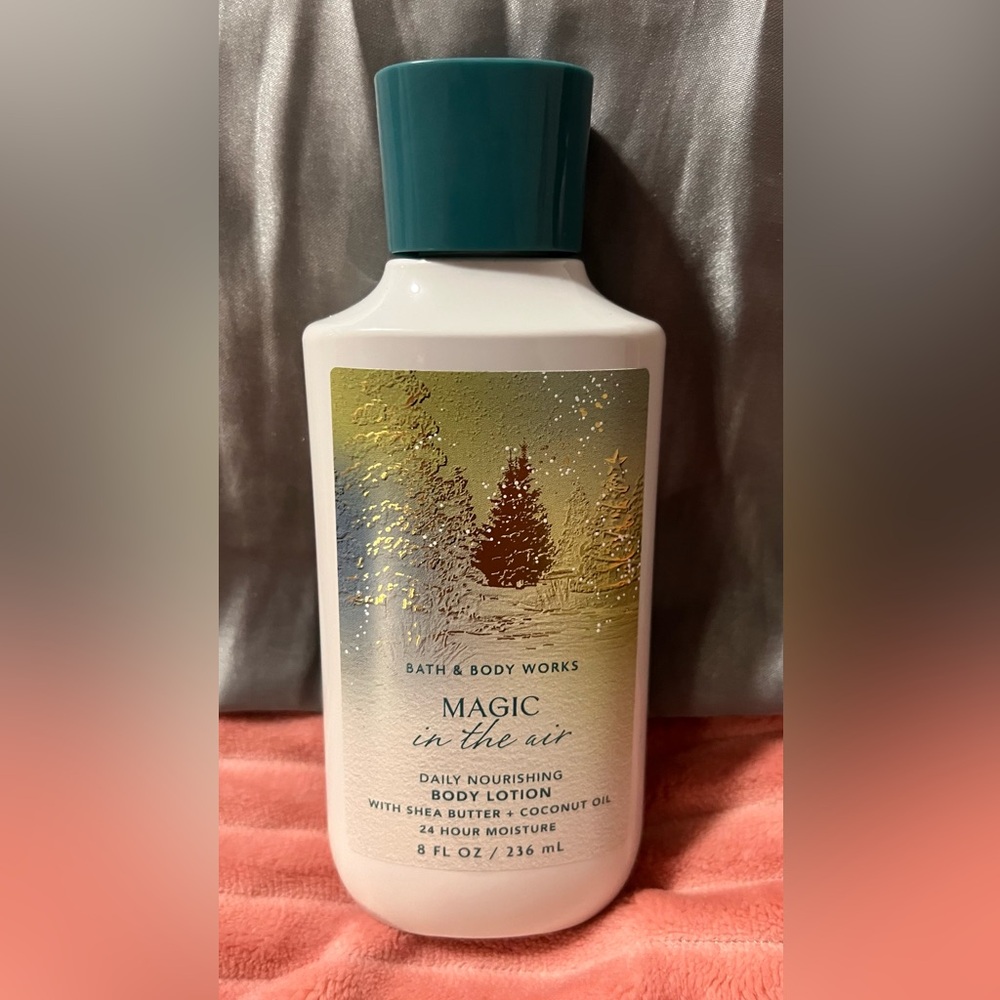 Bath & Body Works Magic in the Air Lotion - White and Teal